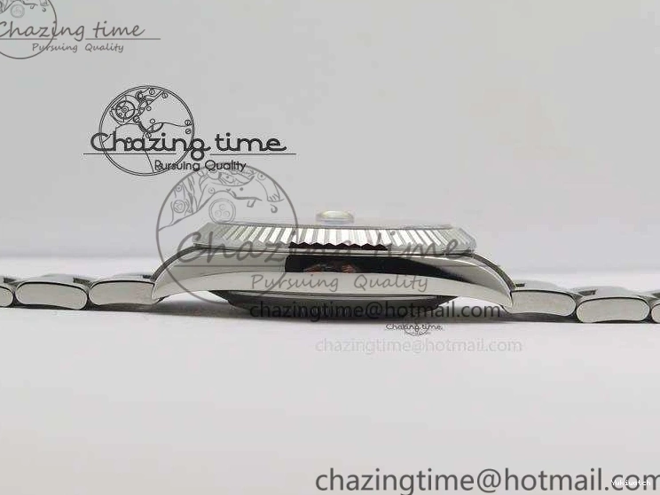 Fluted Best 1:1 Oyster On Dial Silver Bezel SS 41mm 126334 Bracelet Edition A3235 DateJust Noob 0214